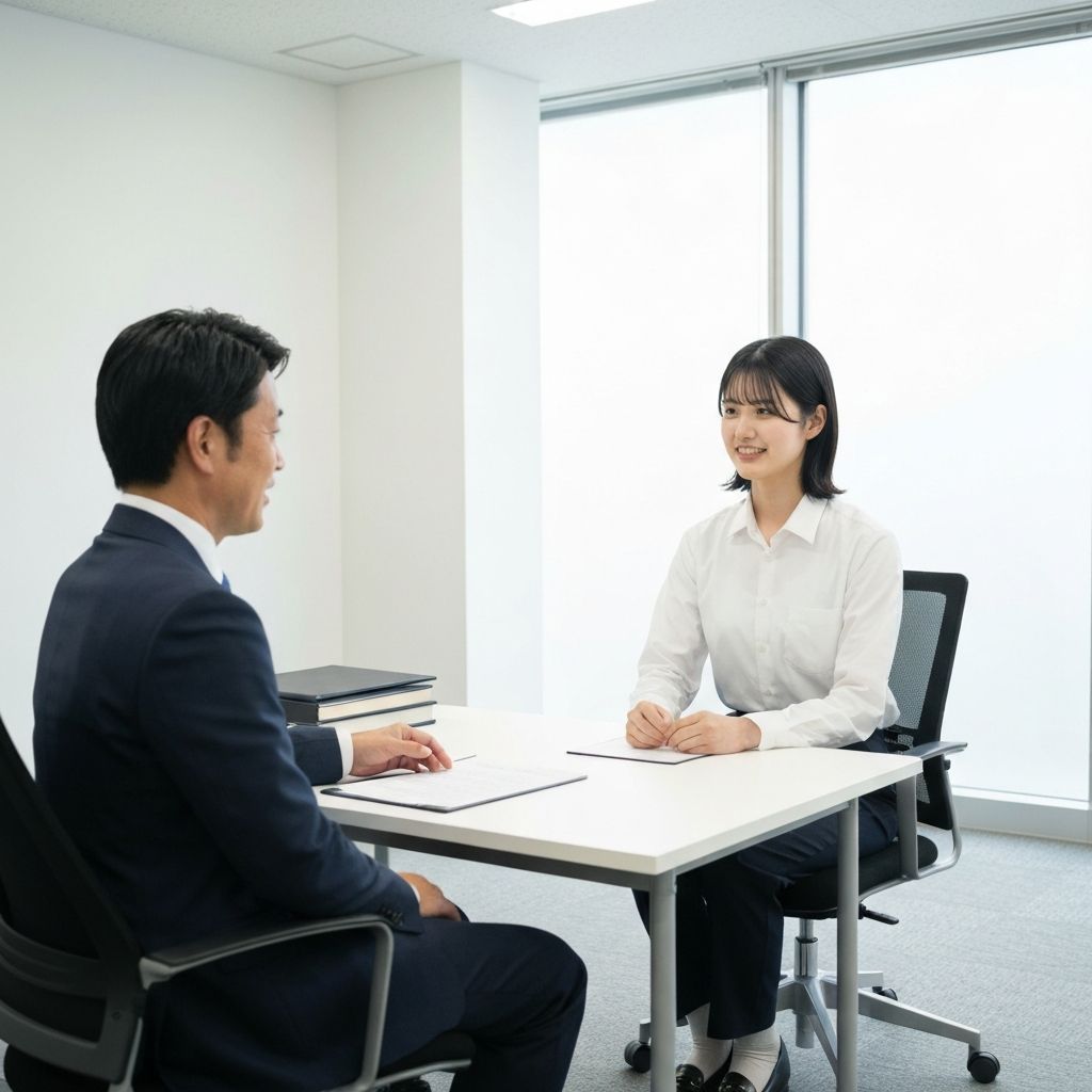 企業との面談